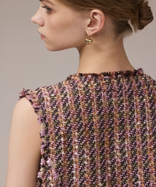 Diagram コンパクトツイードベスト コンパクトツイードベスト（ベスト）｜Diagram（ダイアグラム）の