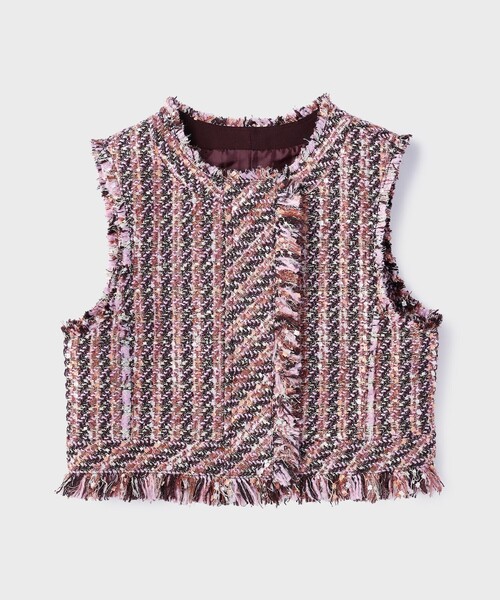 Diagram コンパクトツイードベスト コンパクトツイードベスト（ベスト）｜Diagram（ダイアグラム）の