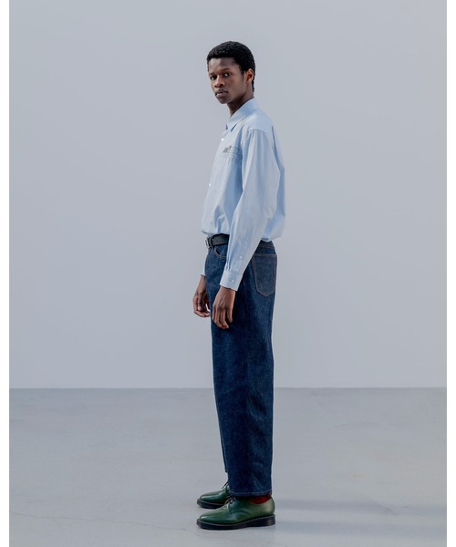 uniform experiment（ユニフォームエクスペリメント）の「RIGID DENIM REGULAR-FIT JEANS（デニムパンツ・メンズ・インディゴブルー・4/3/2/1/5）」の3枚目の写真