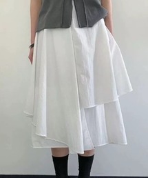 Vipoa | アシンメトリールーズスカート(スカート)