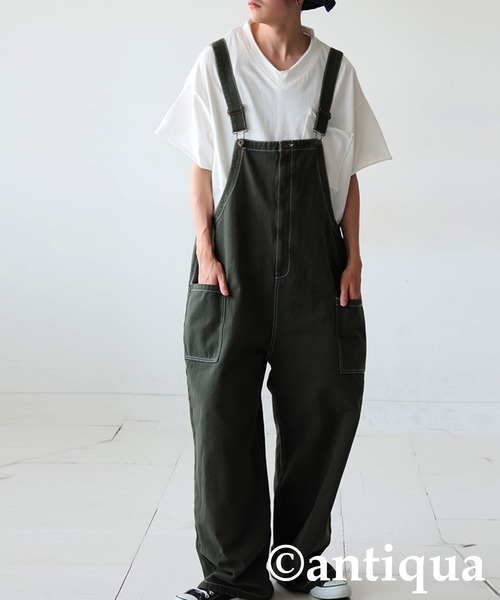 antiqua（アンティカ）の「Vネック 綿100% カットオフVネックT（Tシャツ/カットソー・レディース・ブラック/カーキ/ダークグレー/ブルー系その他/ホワイト/パープル系その他/レッド系その他・P/R）」の20枚目の写真