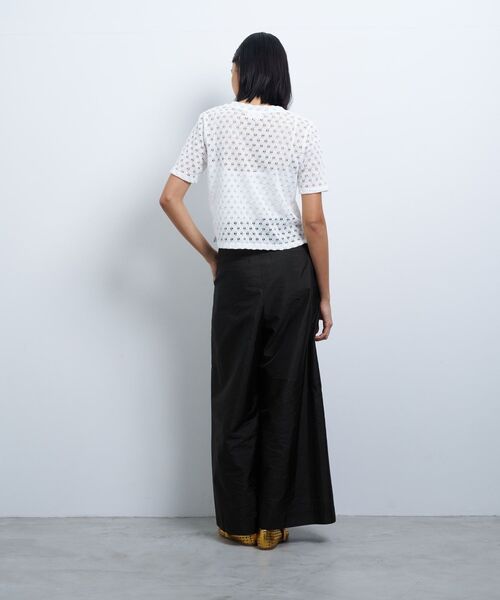 LANVIN en Bleu(ランバンオンブルー)の「シアーレースカットソー(Tシャツ/カットソー・レディース・オフホワイト/ブラック/オレンジ・38)」の13枚目の写真