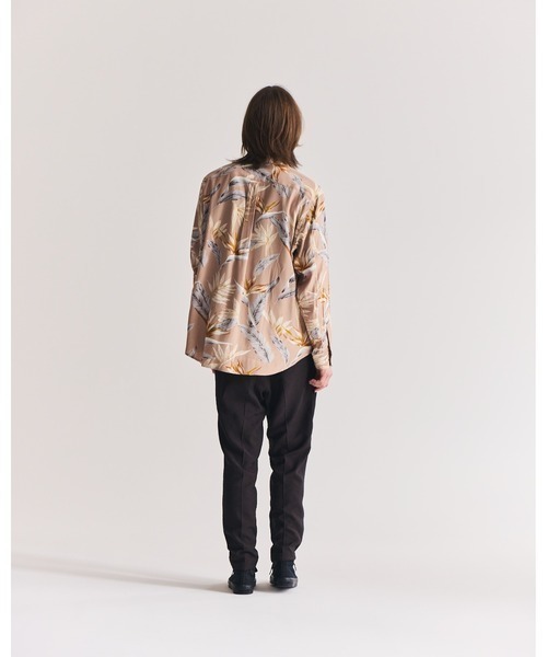 FACTOTUM（ファクトタム）の「【FACTOTUM】Botanica Round Hem Shirt（シャツ/ブラウス・メンズ・ネイビー/ベージュ・46）」の6枚目の写真
