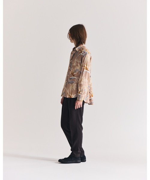 FACTOTUM（ファクトタム）の「【FACTOTUM】Botanica Round Hem Shirt（シャツ/ブラウス・メンズ・ネイビー/ベージュ・46）」の7枚目の写真