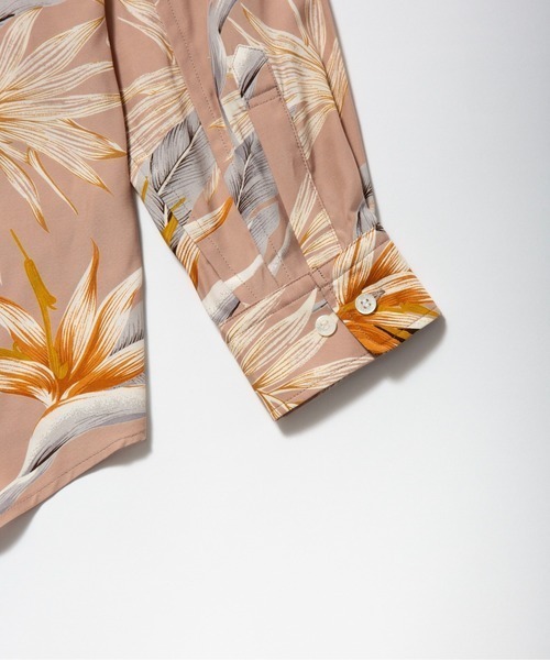 FACTOTUM（ファクトタム）の「【FACTOTUM】Botanica Round Hem Shirt（シャツ/ブラウス・メンズ・ネイビー/ベージュ・46）」の10枚目の写真