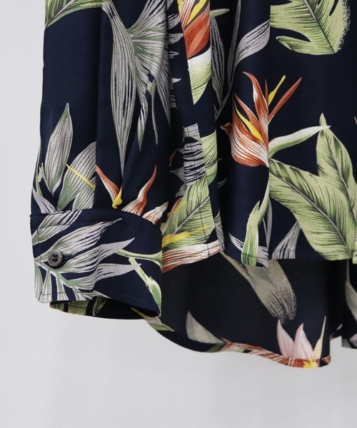 FACTOTUM（ファクトタム）の「【FACTOTUM】Botanica Round Hem Shirt（シャツ/ブラウス・メンズ・ネイビー/ベージュ・46）」の18枚目の写真
