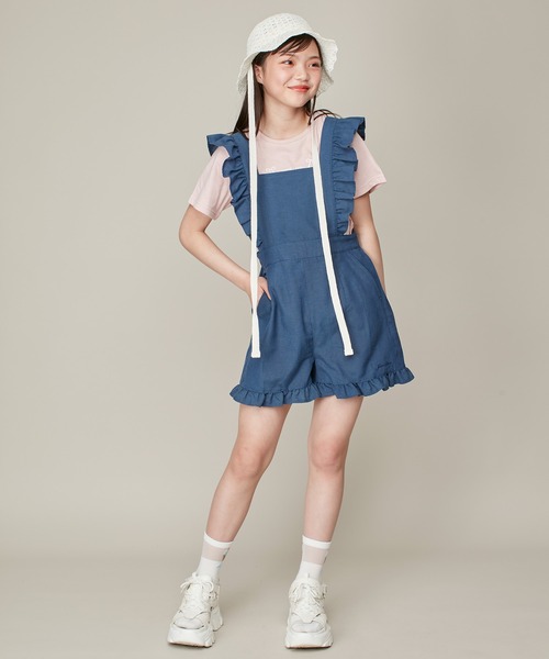 S様。専用。フリルデザイン ブラックオーバーオール ウィークス　新品未使用 FBフリルオーバーオール | outlet | axes femme online shop