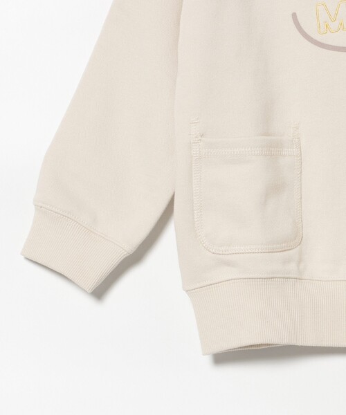 BEAMS mini（ビームスミニ）の「スマイル 刺繍 スウェット 2025FW（90～130cm）（スウェット・キッズ・ホワイト系その他5/ライトグレー/ネイビー/パープル系その他3・120/110/130/90/100）」の19枚目の写真