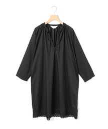 MidiUmi ヘムレーススモックワンピース
