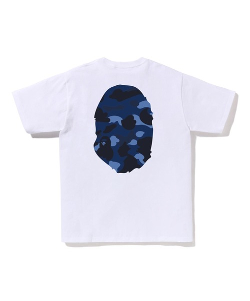 A BATHING APE（アベイシングエイプ）の「COLOR CAMO BIG APE HEAD TEE（Tシャツ/カットソー・メンズ・ホワイト×レッド/ホワイト×パープル/ホワイト×ネイビー/ブラック×レッド/ブラック×パープル/ブラック×ブルー・X-LARGE/XX-LARGE/LARGE/XXX-LARGE/MEDIUM/SMALL）」の8枚目の写真