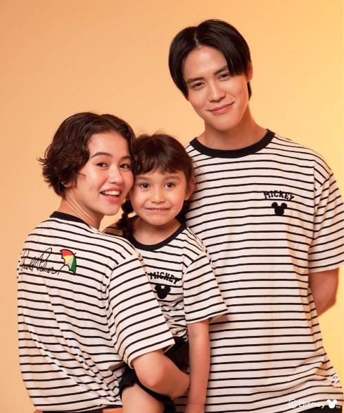 Disney（ディズニー）の「Mickey/Arnold Palmer/シェア ボーダーTシャツ（Tシャツ/カットソー・レディース・ブラック/レッド・LL/L/M/S/XS）」の15枚目の写真