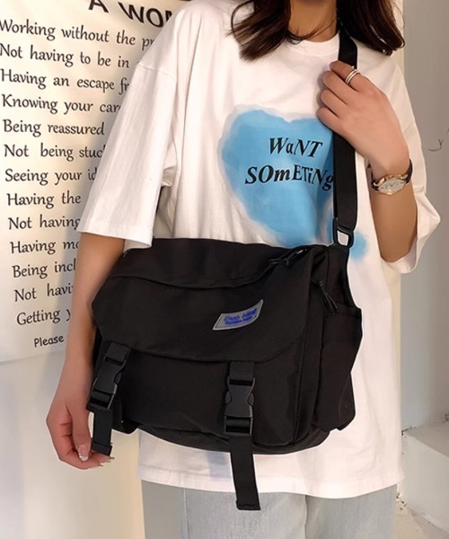 Miniministore(ミニミニストア)の「ショルダーバッグ レディース 斜めがけ(ショルダーバッグ・レディース・ブラック/ホワイト/ロイヤルブルー・FREE)」の3枚目の写真