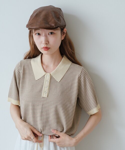 Kastane【WHIMSIC】ベロアポロシャツ定価10450円 WHIMSIC ベロアポロシャツ - メルカリ