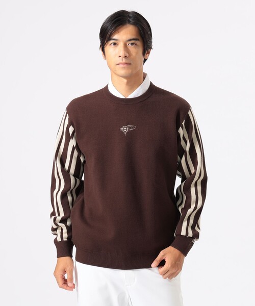 セール】ORANGE LABEL / クラブハウスストライプ ニット（ニット