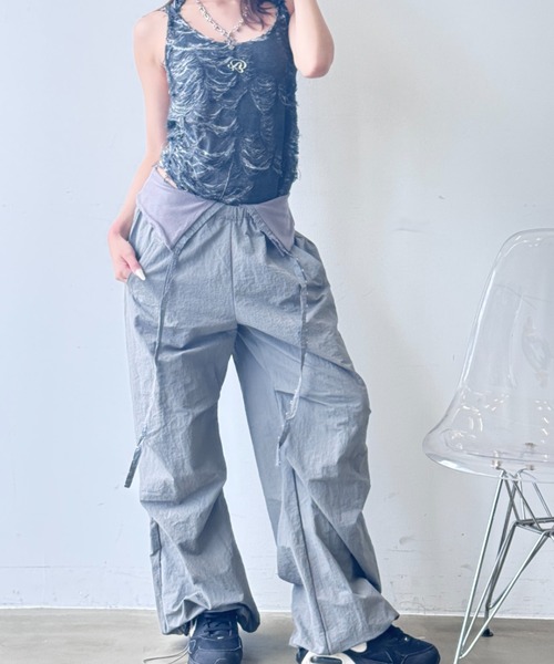 ガーターウエスト】カーゴパンツ（カーゴパンツ）｜Y2K SYNAPSE