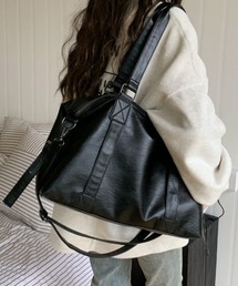 yuue' ( wear )（ユーイ）の「2WAY大容量トートバッグ/ママバッグ/旅行バッグ/A4サイズ対応（ショルダーバッグ）」