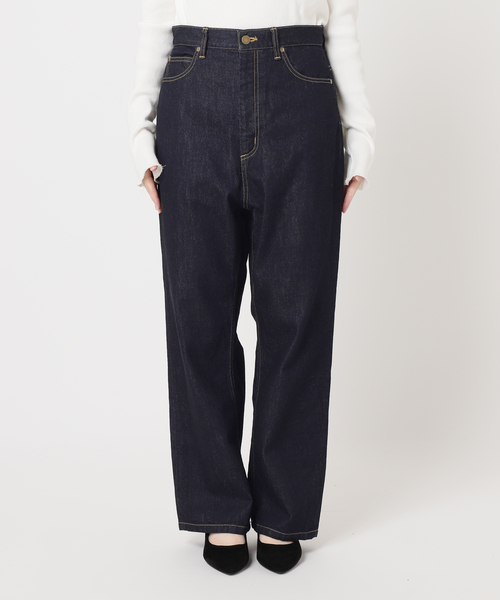 journal standard L'essage（ジャーナルスタンダードレサージュ）の「【金子綾さん着用】デニム5ポケットパンツ（デニムパンツ・レディース・ブルー系その他/ネイビー・38/36）」の17枚目の写真
