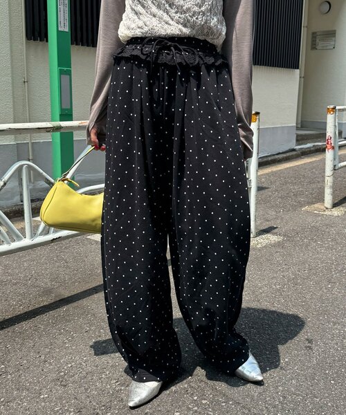 CIAOPANIC(チャオパニック)の「ドットカーブライトスウェットパンツ(その他パンツ・レディース・ライトグレー/カーキ/ブラック・SMALL/MEDIUM/X-SMALL)」の21枚目の写真