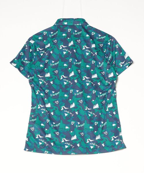 le coq sportif GOLF(ルコックスポルティフゴルフ)の「【le coq sportif GOLF】吸汗速乾/UVカット半袖シャツ ゴルフウェア(ポロシャツ・レディース・ベージュ/グリーン/レッド・S/M/L/XL)」の14枚目の写真