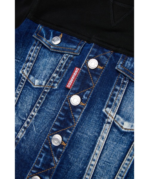 DSQUARED2(ディースクエアード)の「キッズ プルオーバースウェット DSQUARED KID(スウェット・キッズ・インディゴブルー・8Y/4Y/16Y/12Y/10Y/6Y/14Y)」の4枚目の写真