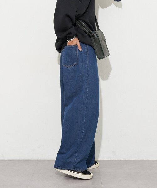 CIAOPANIC（チャオパニック）の「バギーワイドデニムパンツ（デニム 