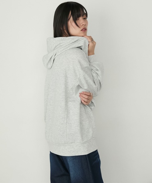 forksy.】ダンボール オーバーサイズダブルジップパーカー