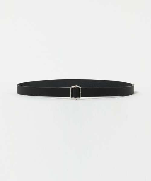 ART BROWN(アートブラウン)の「<ART BROWN>レザー スクエアバックル ベルト(ベルト・レディース・ブラウン系/ブラック・FREE)」の2枚目の写真