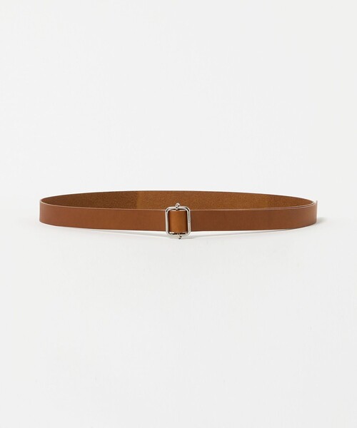 ART BROWN(アートブラウン)の「<ART BROWN>レザー スクエアバックル ベルト(ベルト・レディース・ブラウン系/ブラック・FREE)」の4枚目の写真