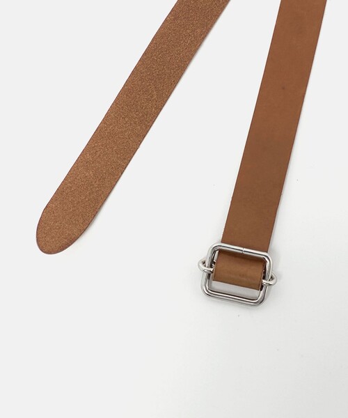 ART BROWN(アートブラウン)の「<ART BROWN>レザー スクエアバックル ベルト(ベルト・レディース・ブラウン系/ブラック・FREE)」の7枚目の写真