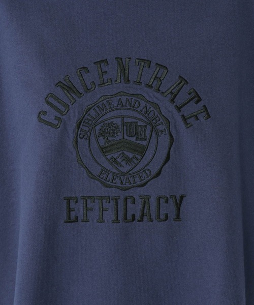 studio CLIP（スタディオクリップ）の「ミニ裏毛ロゴ刺繍半袖プルオーバー（Tシャツ/カットソー・レディース・アイボリー/ネイビー/ブラウン・FREE）」の4枚目の写真