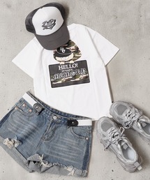 #MEMORY（メモリー）の「【MEMORY】-Kids ＆ Lady's- カモ柄 迷彩 バブチャン Tシャツ / Camouflage Bubble T-Shirt（Tシャツ/カットソー）」