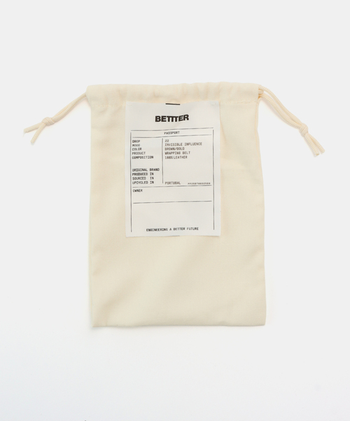 AP STUDIO（エーピーストゥディオ）の「【BETTTER/ベター】WRAPPING BELT（ベルト・レディース・キャメル・FREE）」の10枚目の写真