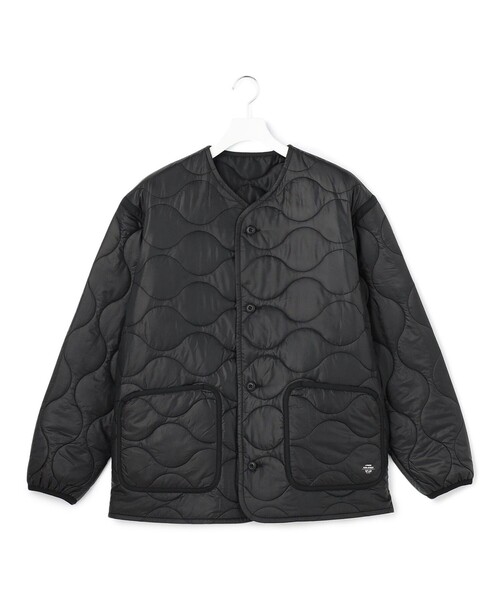 J.PRESS YORK STREET(ジェイプレスヨークストリート)の「【UNISEX】ライナーキルティング ブルゾン(ブルゾン・メンズ・カーキ系/ベージュ系/ブラック系・LARGE/MEDIUM/SMALL)」の1枚目の写真