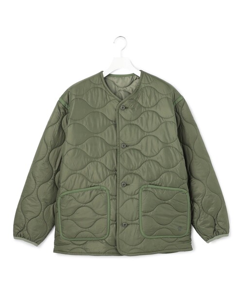 J.PRESS YORK STREET(ジェイプレスヨークストリート)の「【UNISEX】ライナーキルティング ブルゾン(ブルゾン・メンズ・カーキ系/ベージュ系/ブラック系・LARGE/MEDIUM/SMALL)」の6枚目の写真