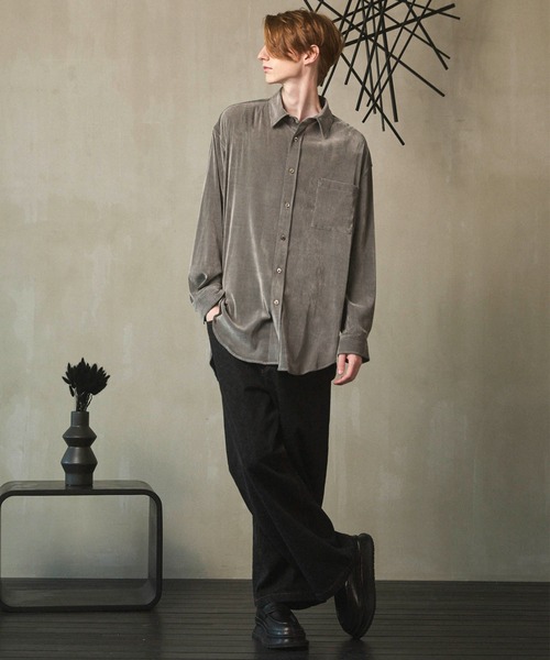 トップス Prime-Over Regular Collar Shirt Coat MAISON SPECIAL（メゾンスペシャル） シャツ 「UNISEX」Prime-Over