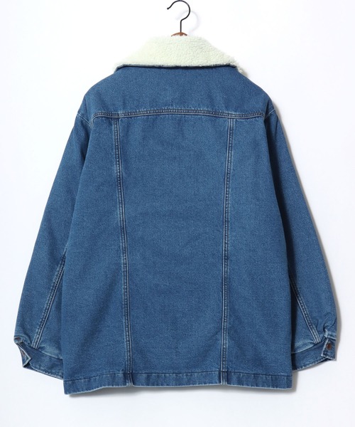 セール】Wrangler/ラングラー Denim Boa Wrange Coat/オーバーサイズ