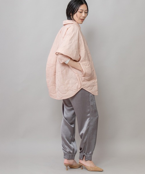 Munich（ミューニック）の「キルティングエアーナイロンタフタシャツアウター（その他アウター・レディース・ブラック/ライトピンク/ライトカーキ・FREE）」の8枚目の写真