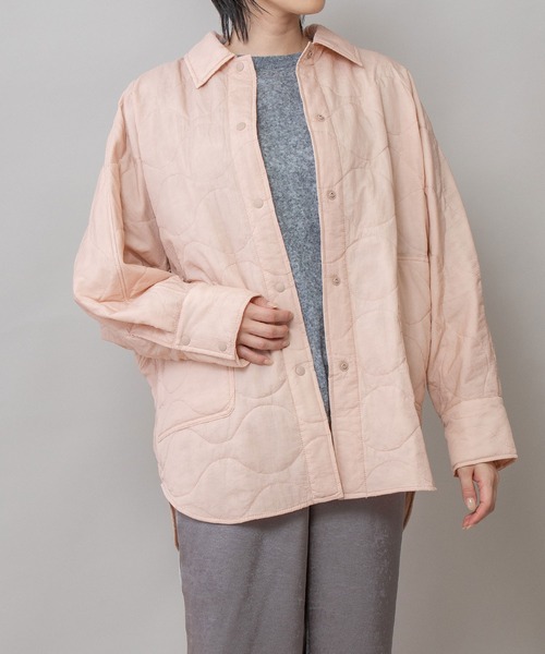 Munich（ミューニック）の「キルティングエアーナイロンタフタシャツアウター（その他アウター・レディース・ブラック/ライトピンク/ライトカーキ・FREE）」の10枚目の写真