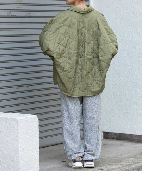 Munich（ミューニック）の「キルティングエアーナイロンタフタシャツアウター（その他アウター・レディース・ブラック/ライトピンク/ライトカーキ・FREE）」の13枚目の写真