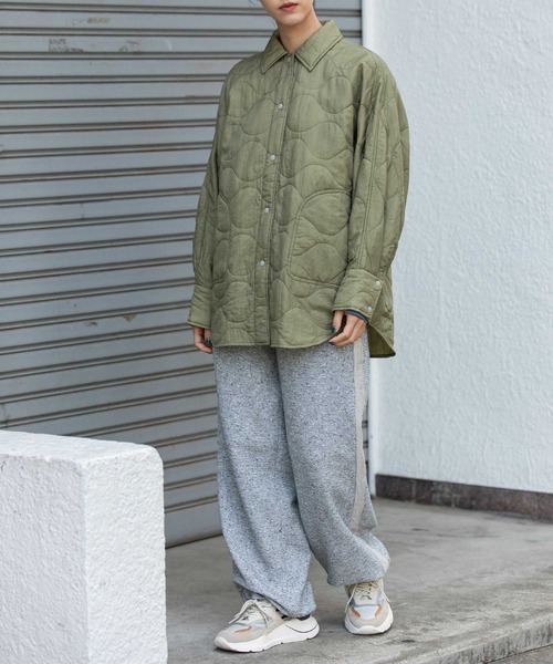 Munich（ミューニック）の「キルティングエアーナイロンタフタシャツアウター（その他アウター・レディース・ブラック/ライトピンク/ライトカーキ・FREE）」の18枚目の写真