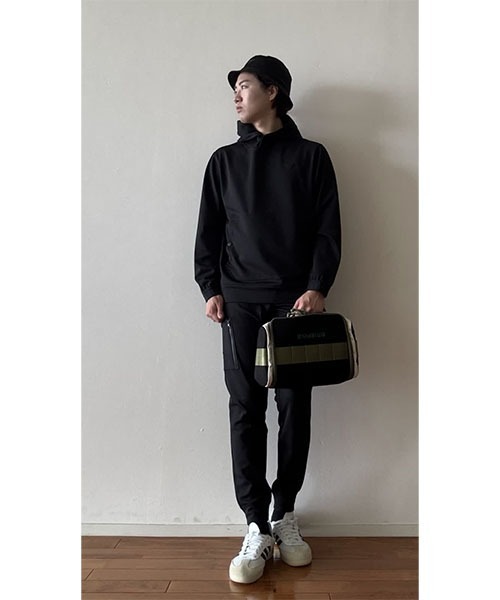 BRIEFING（ブリーフィング）の「【BRIEFING GOLF／ブリーフィングゴルフ】LA MS TRIANGLE LOGO HAT（ハット・メンズ・ブラック/ホワイト/ブルー・FREE）」の11枚目の写真