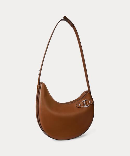 LAUREN RALPH LAUREN（ローレン ラルフ ローレン）の「レザー ラージ Tasha ショルダー バッグ（ショルダーバッグ・レディース・ブラウン・ONE）」の6枚目の写真