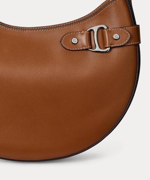 LAUREN RALPH LAUREN（ローレン ラルフ ローレン）の「レザー ラージ Tasha ショルダー バッグ（ショルダーバッグ・レディース・ブラウン・ONE）」の3枚目の写真