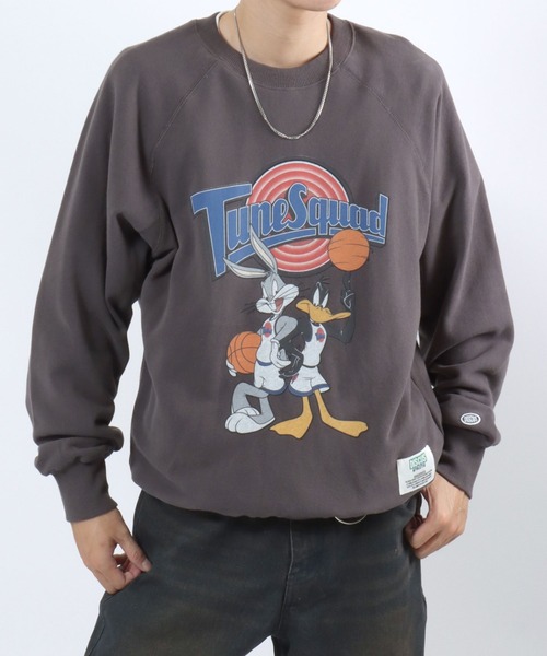 Looney Tunes(ルーニーテューンズ)の「DISCUS ATHLETIC×LOONEY TUNES「スペース・ジャム」 キャラクタープリントスウェットトレーナー メンズ レディース ユニセックス(スウェット・レディース・ホワイト系その他/ブラック/ブラック系その他/ホワイト・L/M)」の14枚目の写真