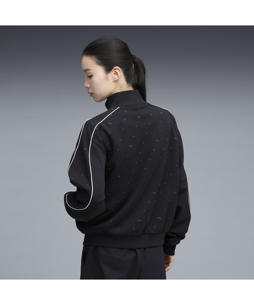 PUMA（プーマ）の「PUMA プーマ ウィメンズ CORE HERITAGE トラック ジャケット（ジャージ・レディース・ブラック/アーミー/ダークグレー・LARGE/MEDIUM/SMALL/X-LARGE）」の4枚目の写真