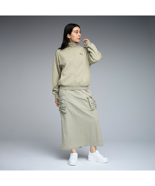 PUMA（プーマ）の「PUMA プーマ ウィメンズ CORE HERITAGE トラック ジャケット（ジャージ・レディース・ブラック/アーミー/ダークグレー・LARGE/MEDIUM/SMALL/X-LARGE）」の13枚目の写真