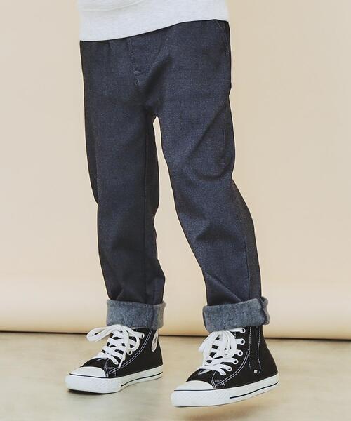 THE SHOP TK （ザ ショップ ティーケー ）の「【110－160/裏起毛】あったかのびーるストレートパンツ/洗濯機OK（その他パンツ・キッズ・ブラック/カーキ/サンドベージュ/ネイビー/ダークブラウン・16/14/13/12/11/15 ）」の5枚目の写真