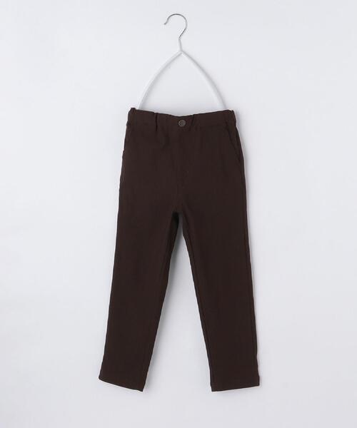 THE SHOP TK （ザ ショップ ティーケー ）の「【110－160/裏起毛】あったかのびーるストレートパンツ/洗濯機OK（その他パンツ・キッズ・ブラック/カーキ/サンドベージュ/ネイビー/ダークブラウン・16/14/13/12/11/15 ）」の7枚目の写真