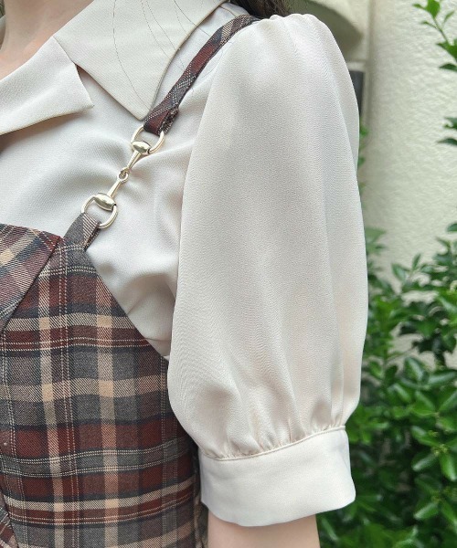 F i.n.t(フィント)の「スカーフタイ付き変形衿ブラウス(シャツ/ブラウス・レディース・ライトベージュ/アイボリー・FREE)」の17枚目の写真