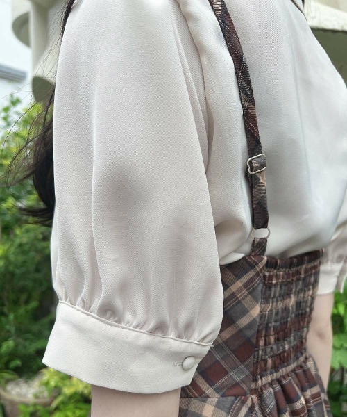 F i.n.t(フィント)の「スカーフタイ付き変形衿ブラウス(シャツ/ブラウス・レディース・ライトベージュ/アイボリー・FREE)」の18枚目の写真